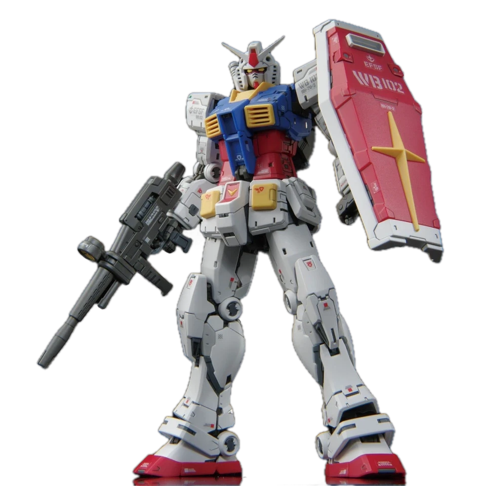 RX-78-2 Gundam Ver.2.0 — factory straight build, for comparison